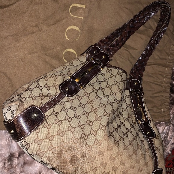 Gucci Pelham Brown Canvas Hobo Bag - Picture 8 of 8